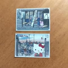 サンリオ 浮世絵風 ステッカー 2種のサムネイル