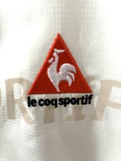 【美品】le coq sportif Lサイズボタンで半袖ナイロン素材裏メッシュのサムネイル