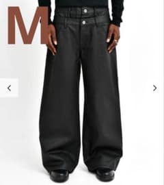 asapmode Waxed Stacked Pants M - メルカリ