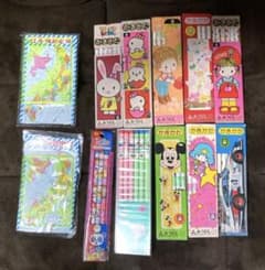 三菱鉛筆 昭和レトロ キャラクター鉛筆セット 日本列島定規