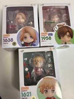 未開封 ヘタリア イギリス フランス ロマーノねんどいど3点セット 