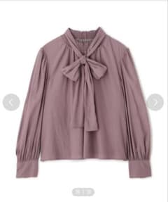 【PROPORTION】シャーリングネックリボンブラウスのサムネイル
