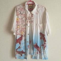 りつ様専用 雅結 和柄 刺繍入りシャツのサムネイル