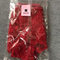 新品　総レースソングTバックショーツ　タンガ　M 赤レッドのサムネイル