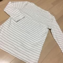 無印良品 ボーダーカットソー Ｍサイズ 白 レディースのサムネイル