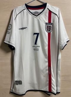 2002W杯 イングランド ホーム #7 ベッカム M - メルカリ