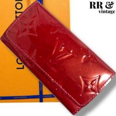 赤字覚悟‼️お値下げ不可✨ルイヴィトン ヴェルニ キーケース4連 ポムダムール 赤 今日まで 】LOUIS VUITTON ルイヴィトン キーケース ヴェルニ 赤