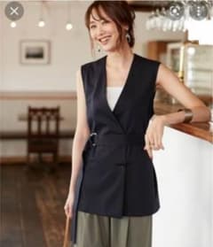 ナノユニバース☆ベストジレ☆ベルト付きのサムネイル