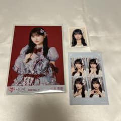 LOVE 山本杏奈 劇薬中毒 生写真 IDフォト 4カットフォト 宝石衣装