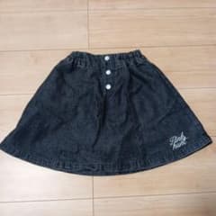 ピンクハント　ブラックデニムスカパンのサムネイル