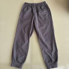 GU キッズ ロングパンツ グレー 130cm