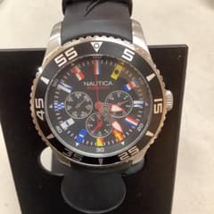 NAUTICA クロノグラフ 時計 国旗デザイン - メルカリ