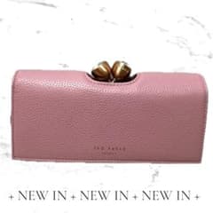 値下げ♡新品未使用タグ付き♡TED BAKER 長財布♡ピンク 人気ガマ口 