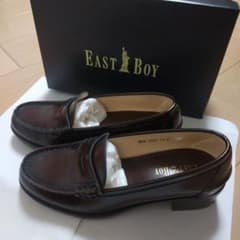 EAST BOY ダークブラウン ローファー ２４センチ EEEのサムネイル