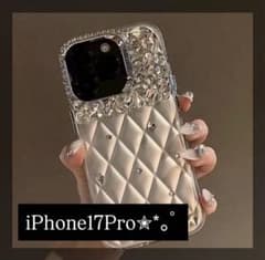 iPhoneケース　キラキラ　ラインストーン　韓国風　iPhone17proのサムネイル