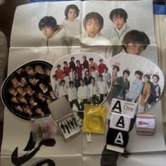 嵐 ARASHI グッズセット ポスター うちわ リストバンドのサムネイル