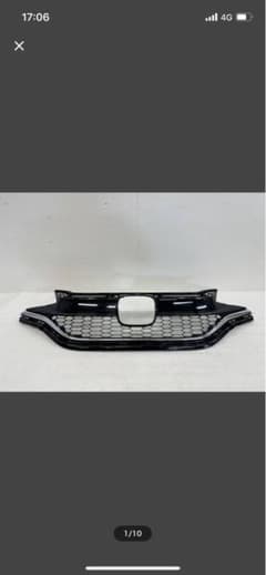 ホンダ フィット HONDA FIT GK GP フロントグリル 黒のサムネイル