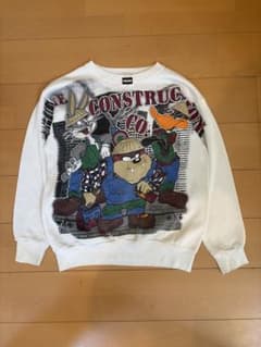 90s TULTEX ルーニーテューンズ スウェット L 両面プリントのサムネイル