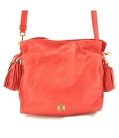 LOEWE Flamenco Fringe ショルダーバック　赤色のサムネイル