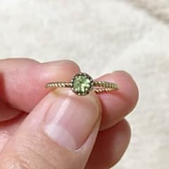 5号 BLOOM ペリドットシルバーリングのサムネイル