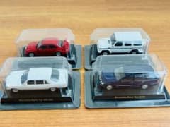 京商ミニカーコレクション メルセデスベンツ 1/64 4台セット売り