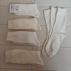 UNIQLO ソックス ホワイト 25-27cm 4足セット おまけ付き