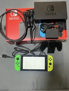 Nintendo Switch 本体 一式グリーン/イエロー ジャンク品 - メルカリ