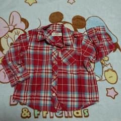 e.a.B❤チェック柄シャツ(90)のサムネイル