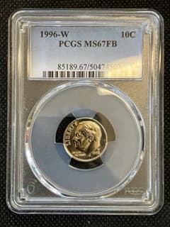 アメリカ1996年-W ルーズベルト One Dime ニッケル貨 PCGS - メルカリ