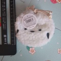 新品タグ付 冬の妖精 モフモフ シマエナガ モコモコ巾着ポーチ