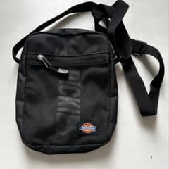 Dickies ショルダーバッグ 黒 メッシュポケット付きのサムネイル