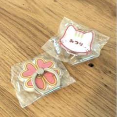 귀멸의 칼날 甘露寺 蜜璃 日輪刀 스마트 폰 링 & 이름 배지