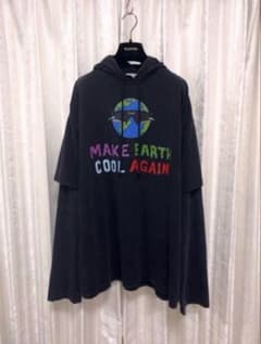 VETEMENTS Cool Earth Hooded Long Sleeve
