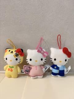 ハローキティ ハッピーセット　マスコット 3種セットのサムネイル