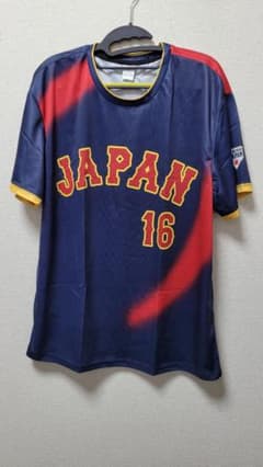 新品 WBC2026 16 【大谷翔平】ビジター TシャツXL 侍ジャパン 青