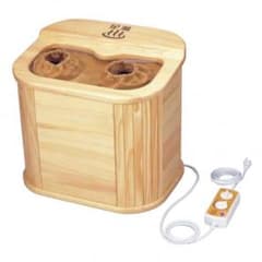 脚温器 ぽかぽか足湯(天然木仕様) AY-7401のサムネイル
