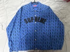 ロ*ト様 SUPREME ボタンアップジャケット L ブルー ロ*ト様 SUPREME ボタンアップジャケット L ブルー - メルカリ