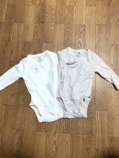 H&M ベビー 長袖ボディスーツ 2枚セット 60のサムネイル