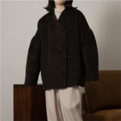 lawgy  drop shoulder gather coat  完売 人気のサムネイル