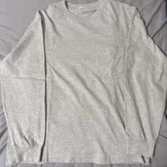 グレー ロングTシャツのサムネイル