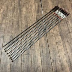 昭和レトロ 弓道具 矢 矢羽 武道具 101cm 104.5cm 8本セット