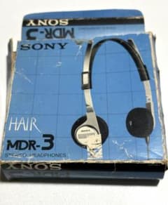 SONY ステレオ ヘッドホン MDR-3 動作品 - メルカリ