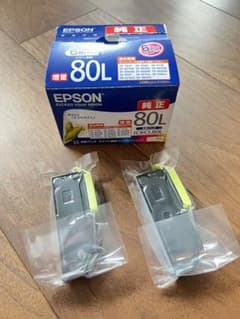 EPSON 純正品 80L 増量インク【シアン・ライトシアン】のサムネイル