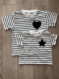 ★姉弟★姉妹　ストライプ柄Tシャツ 80cm 120cm お揃い　リンクのサムネイル