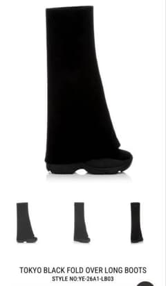 YELLO ロングブーツ FOLD OVER LONG BOOTSのサムネイル