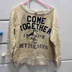 デニムアンドダンガリーキッズ トレーナー ペンギン 刺繍 イエローのサムネイル