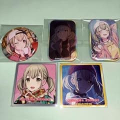 プロセカ　小豆沢こはね　缶バッジ　シールのサムネイル