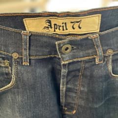 美品です。超かっこいいです。April 77 デニムパンツ インディゴブルーのサムネイル
