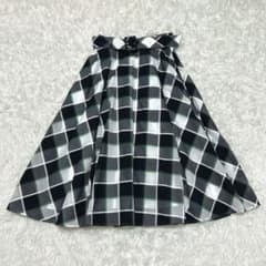極美品✨ブルーレーベルクレストブリッジ フレアスカート 36 チェック