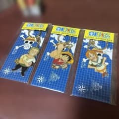 ◆未開封・未使用◆　ワンピース　メタルキーホルダー　ジャンプオリジナル　３体のサムネイル